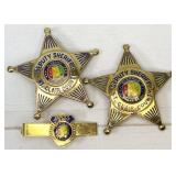 Deputy Sheriff badges and tie bar