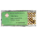 50rds 9x18mm Makarov ammunition