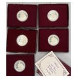 5pc 1982-S George Washington 250th Anniversary of
