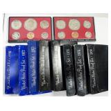 10 proof sets from the 1970