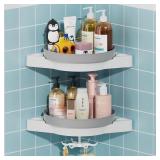 Euhome 360 Rotate Shower Caddy, 2 Pack