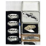 8pc assorted knives, in boxes