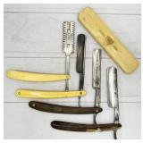 straight razor lot: Durham Duplex with case,