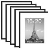 upsimples 16x20 Frames, 5 pack, black
