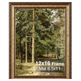 12x16 Gold Picture Frame, Ornate