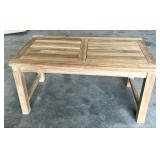 NEW OVERSTOCK Teak outdoor rectangular coffee