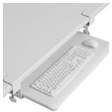 BONTEC Keyboard Tray, 25.6"x11.8", White