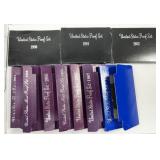 10 proof sets from the 1980