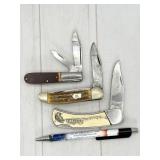 3pc knives: Barlow and Robi Klaas Kissing Crane