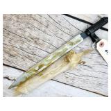 vintage SKS paratrooper bayonet, 9" blade