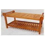 NEW OVERSTOCK Teak outdoor coffee table with