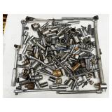 sockets & drivers in plastic sorter bin