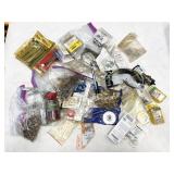 fasteners, hardware in plastic sorter bin