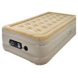 Serta Raised Air Mattress, Never Flat Pump, Twin