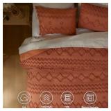 Tufted Boho Comforter with 2 pillow shams