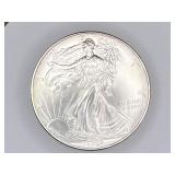 1994 American Silver Eagle silver bullion dollar,