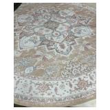 Washable Circular rug, about 93"