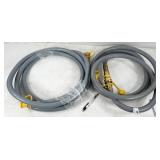 pair 3/4" natural gas hose, low pressure
