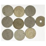 10pc fiber Alabama sales tax tokens