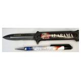 spring assist Alabama knife, 8" overall when open