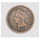 1907 Indian Head penny