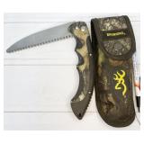 Browning 924 folding camp saw with sheath