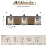 23" Farmhouse Bathroom Vanity Light