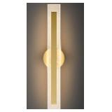 LED Gold Wall Sconce 22.8in