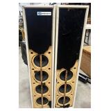pair Bogen speakers, 42" tall, 35W