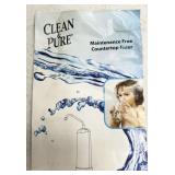 NEW Clean & Pure countertop water filter
