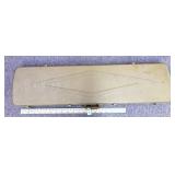 NO SHIPPING: long gun hard case, some damage