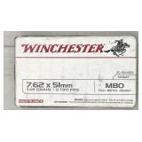 20rds 7.62 x 51mm 149gr ammunition