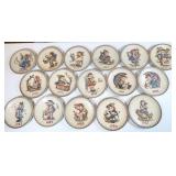 16pc 1972-1987 Hummel annual plates