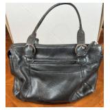 Derek Alexander black leather handbag