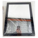 16x20 wall mirror, black