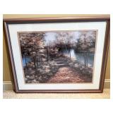 framed print: Autumn Leaves by Diane Romanello