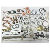 assorted costume jewelry