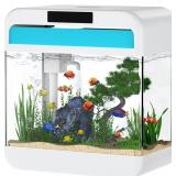 2.2 Gallon Aquarium with Lighting & 3-in-1 Pump