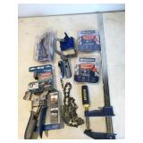 chainsaw blades, clamps, planer, customer returns