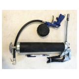 tire pressure gauge, grease gun, not tested, no