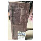 5 sets 14"x 35" cranberry louvered shutters,