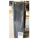 5 sets 14"x 51" black louvered shutters, plastic