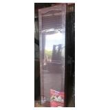2 sets 14"x 55" cranberry louvered shutters,