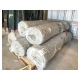 5 rolls carpet padding, 6