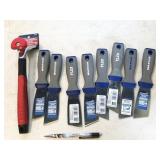 scraper and painters blades, NEW closeouts/shelf