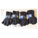 4pc 2-packs (8 pair total) fleece lined jersey