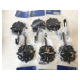 6pc Brainerd metal Bohemian hook, NEW