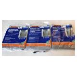 3pc window air conditioner covers, 28"w x 30"d x