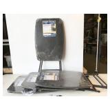 4pc Cosco trays, adjustable height, black, NEW