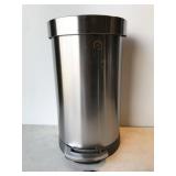 SimpleHuman 11.9gal stainless trash can, small